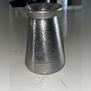 Hammered Silver Vase